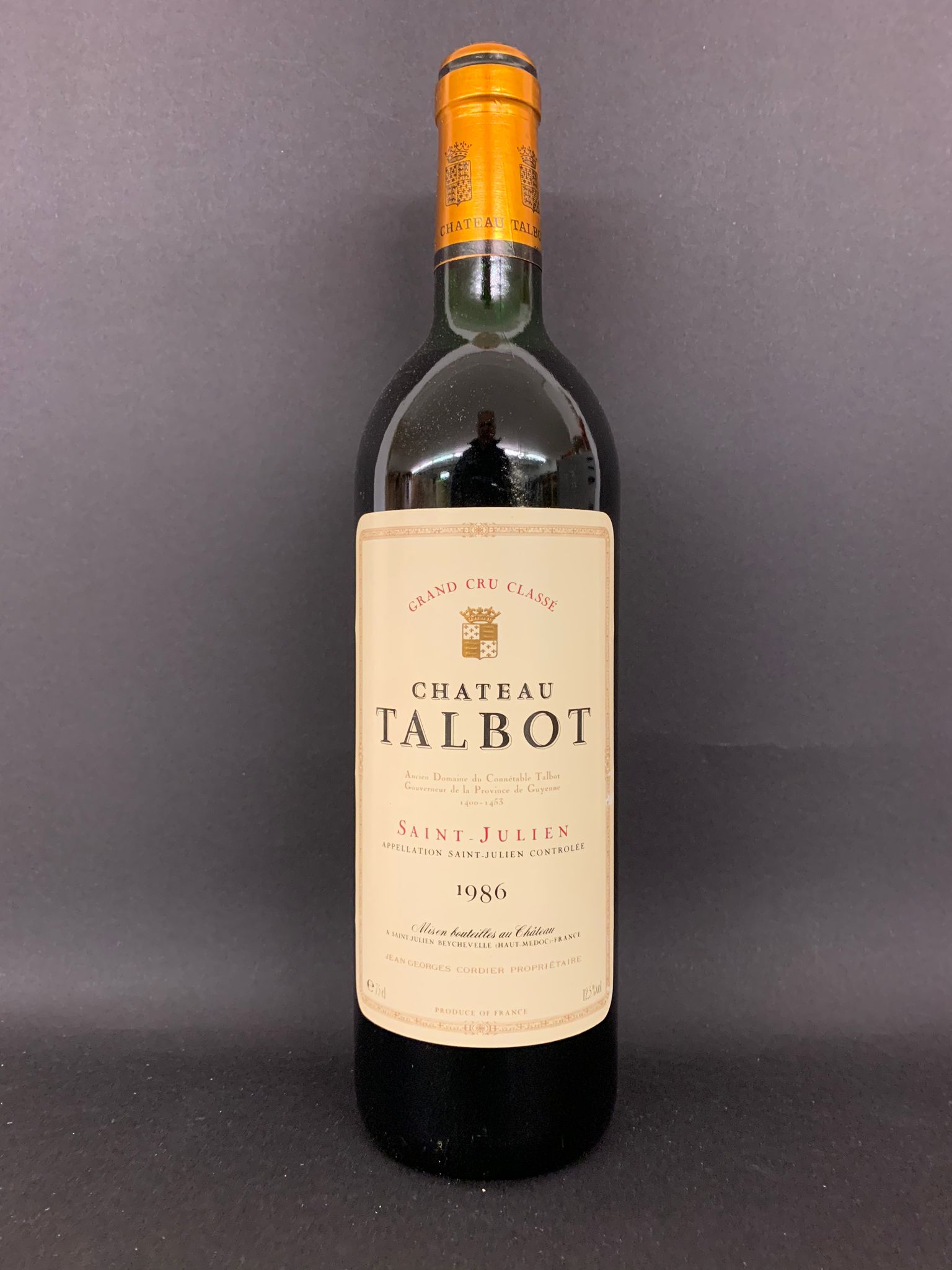 Chateau Talbot, 1986