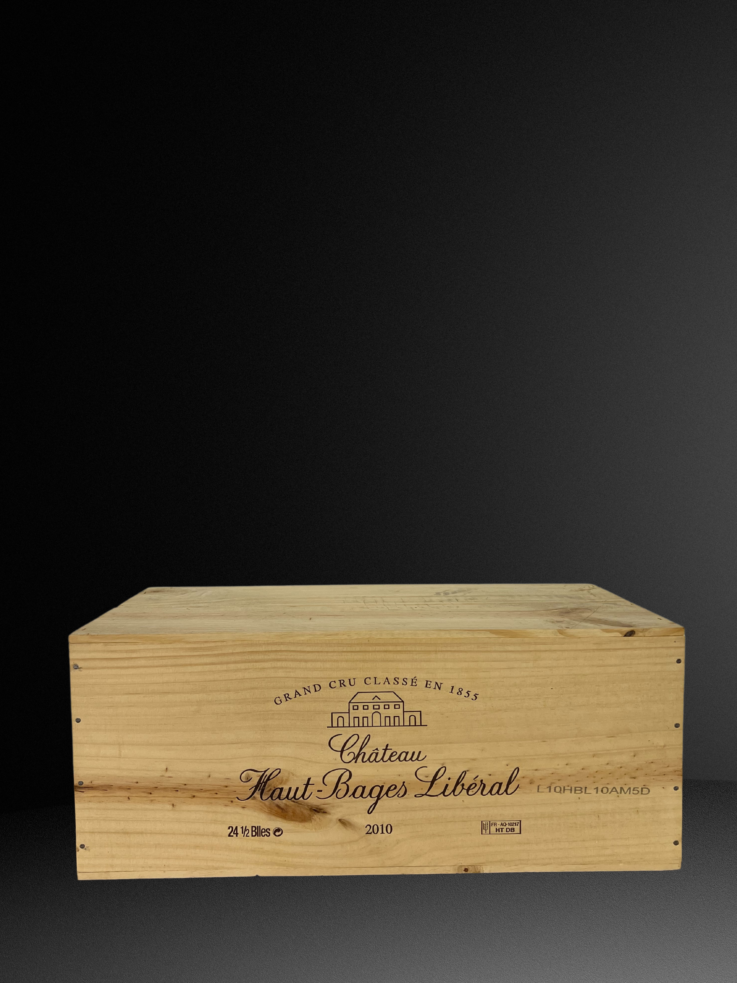 Chateau Haut Bages Liberal, 2010 24 halbe Fl. OHK