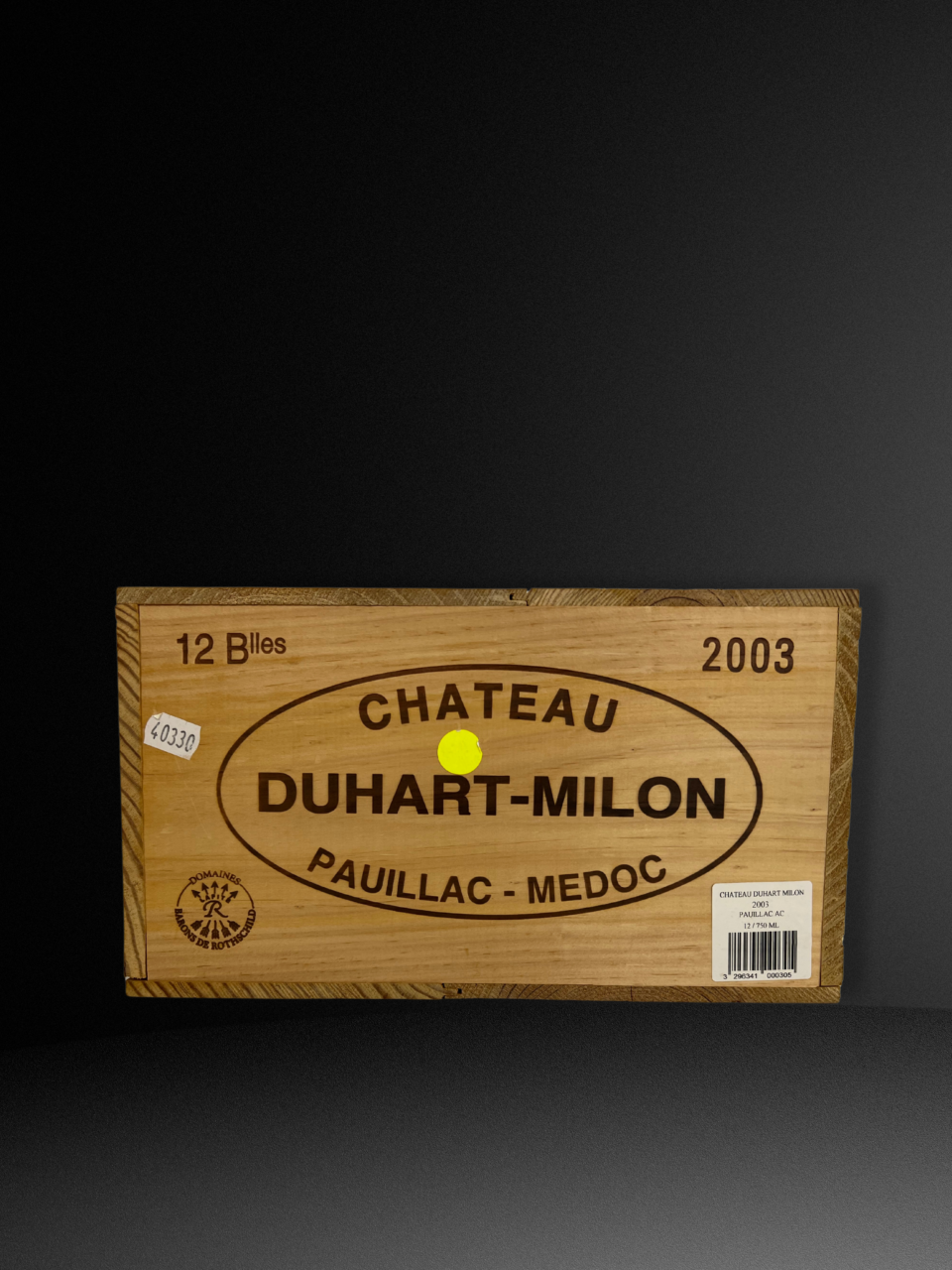 Chateau Duhart Milon, 2003 12 Fl. OHK