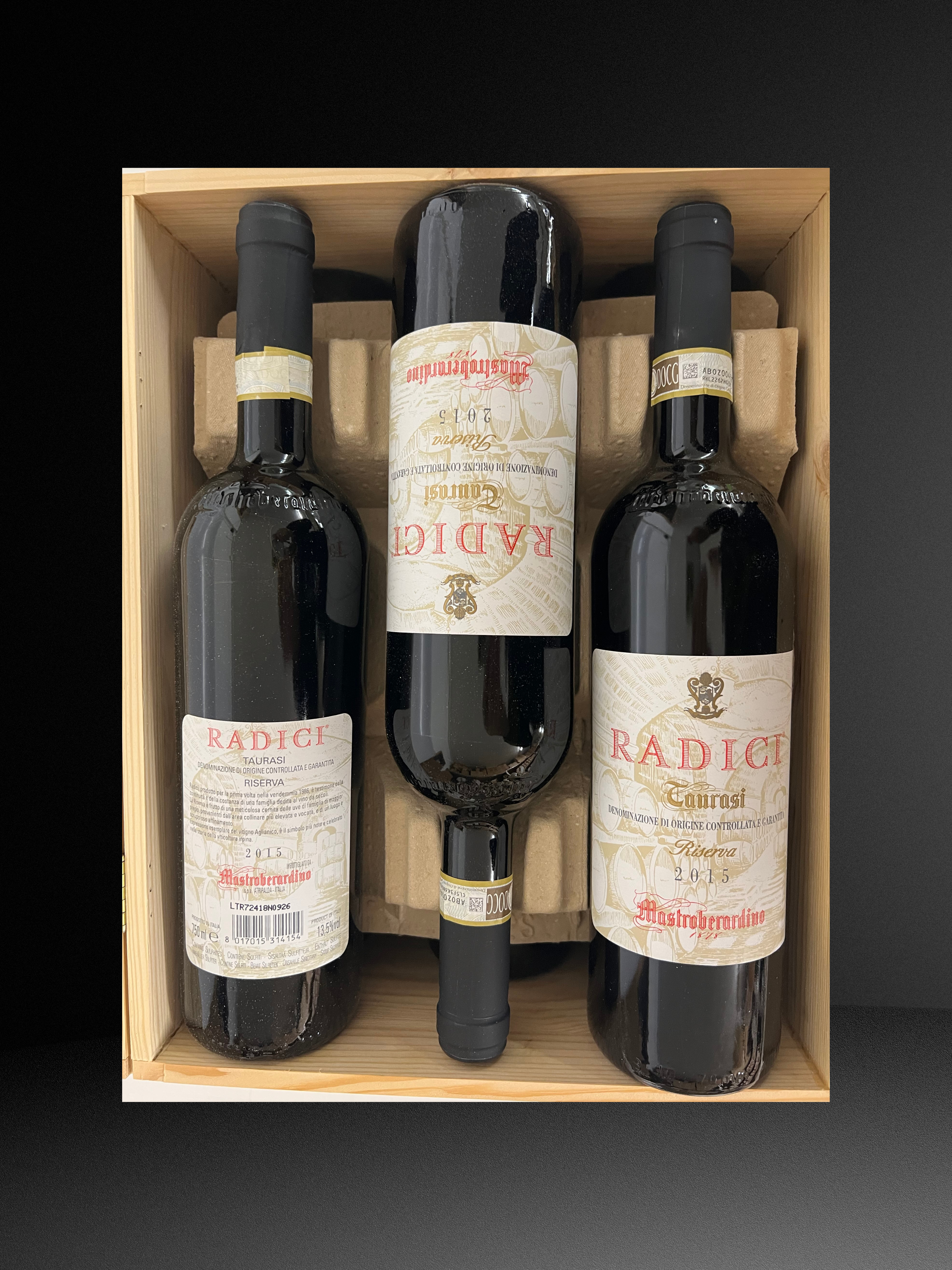 Radici Taurasi Riserva Mastroberardino, 2015 6 Fl. OHK – Bild 2