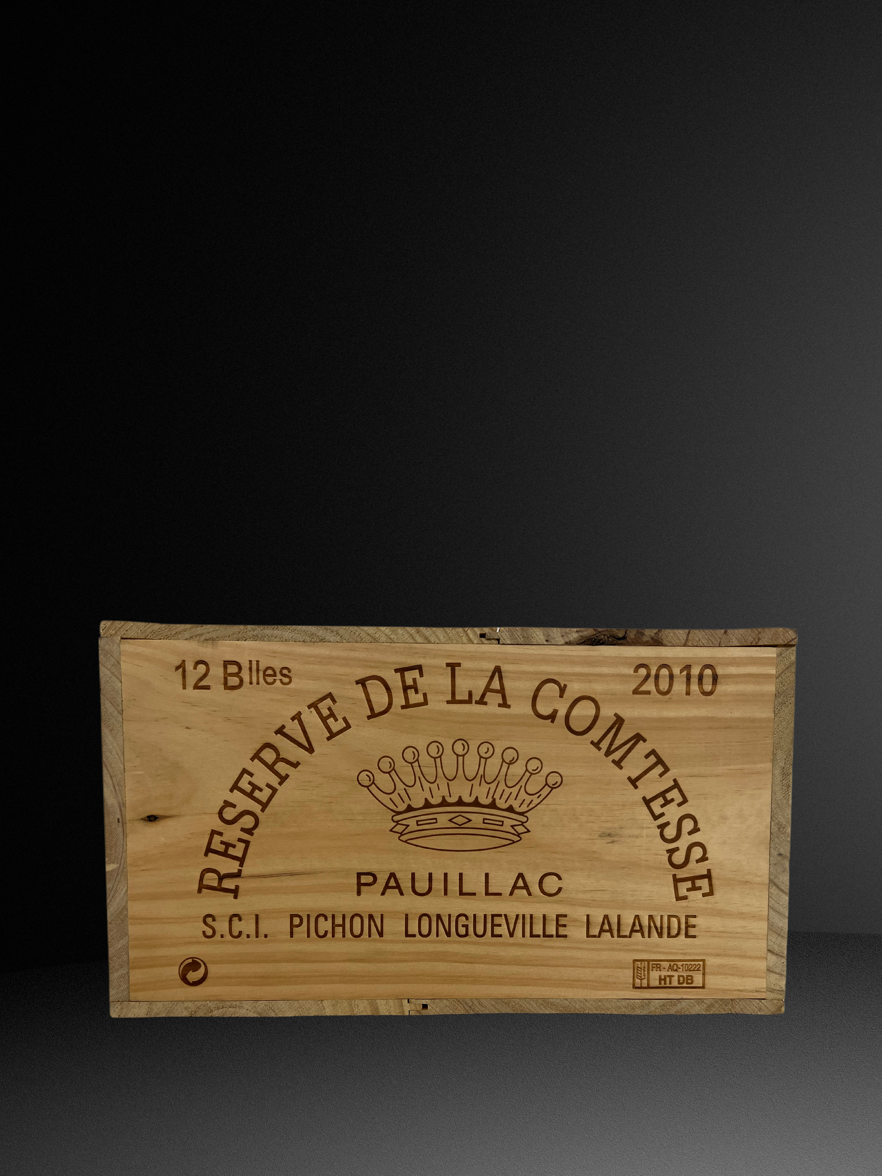 Chateau Reserve de la Comtesse, 2010 12 Fl. OHK