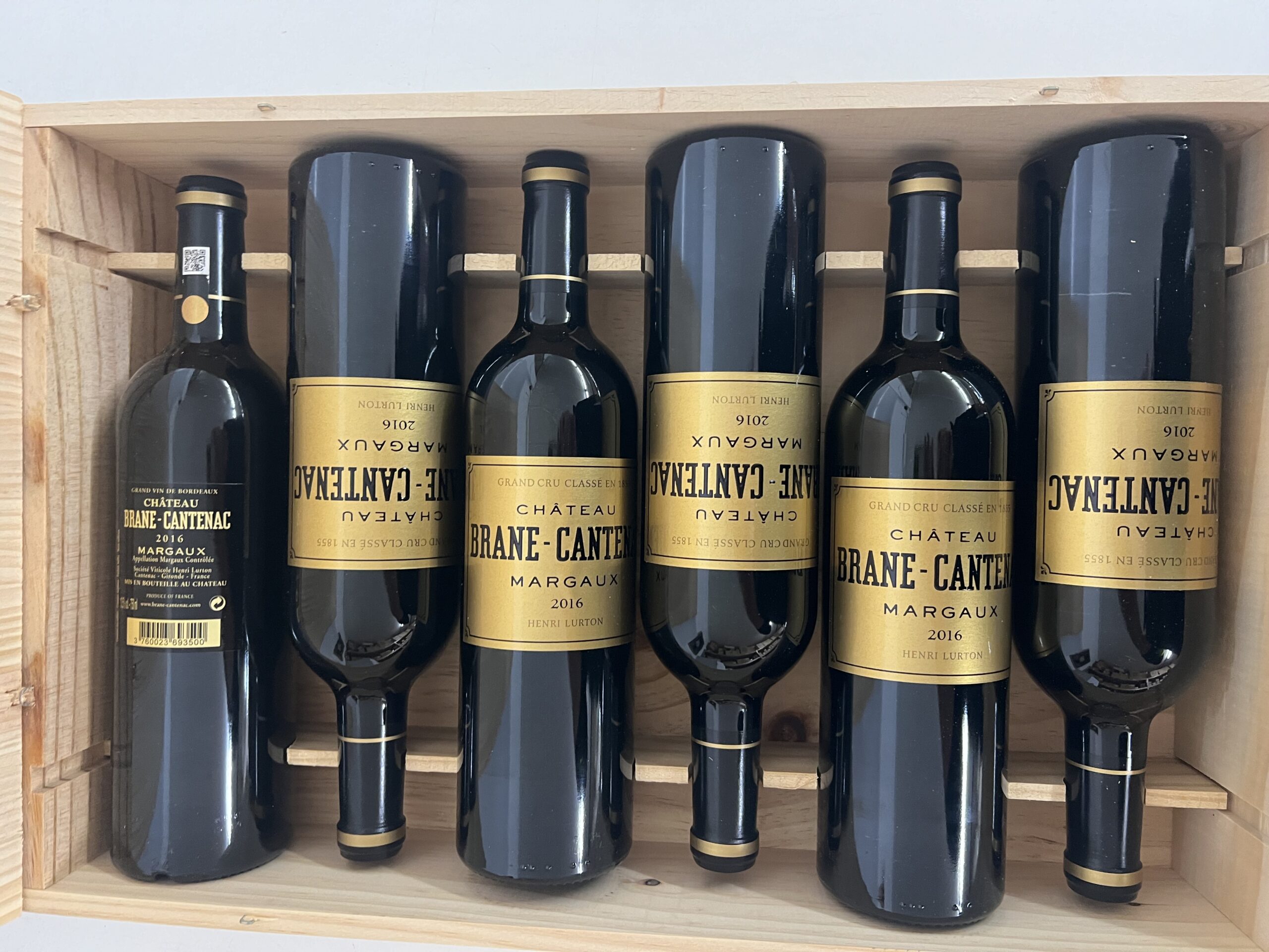 Chateau Brane Cantenac, 2016 6 Fl. OHK – Bild 2