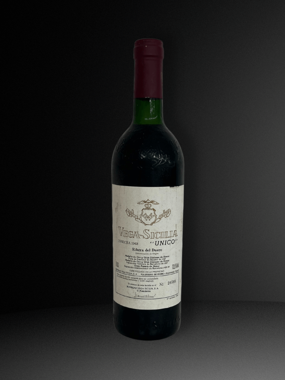 Vega Sicilia Unico, 1968