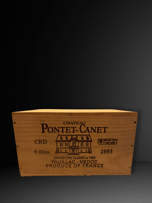 Chateau Pontet Canet, 2003 6 Fl. OHK