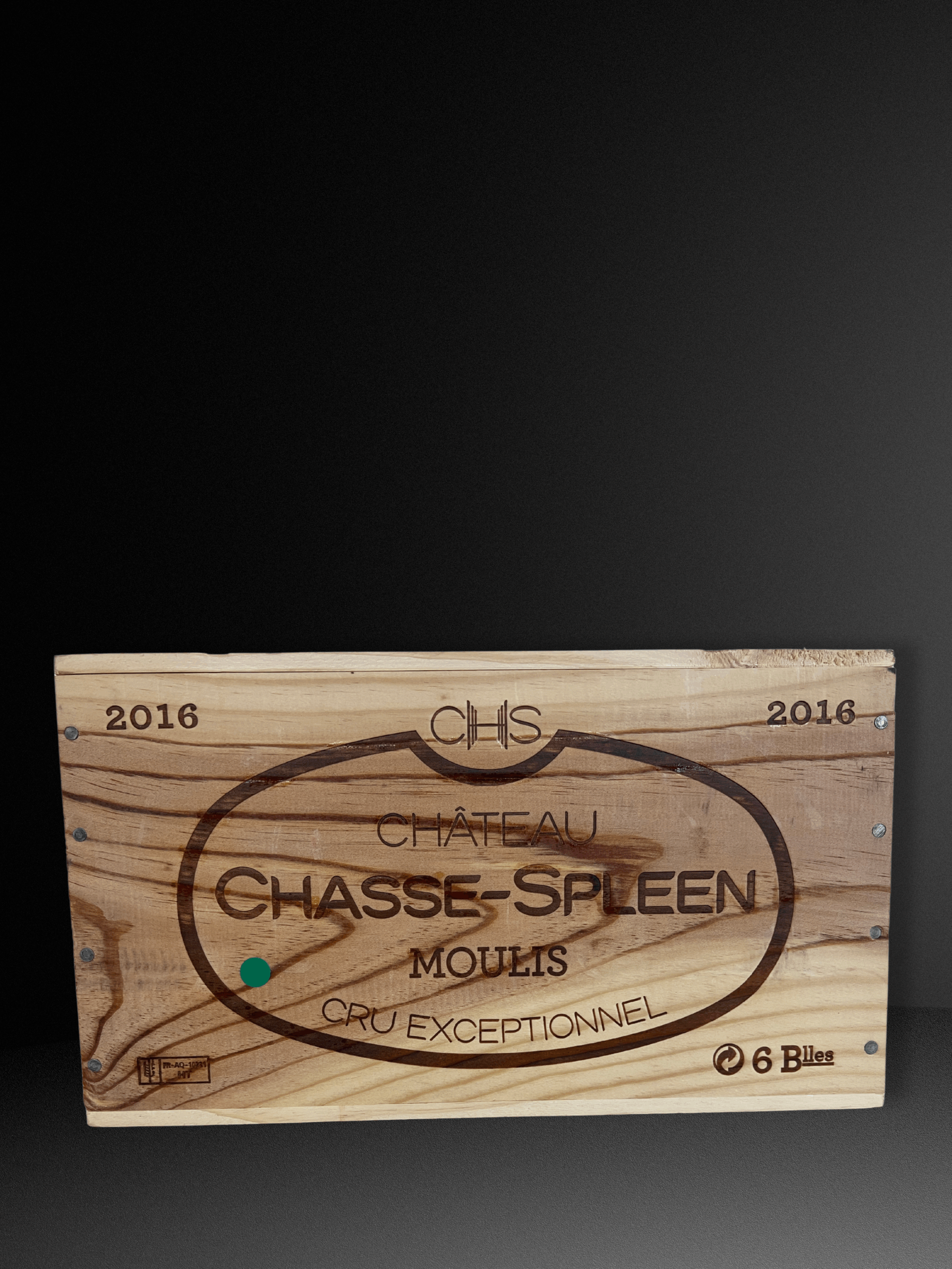 Chateau Chasse Spleen, 2016 6 Fl. OHK