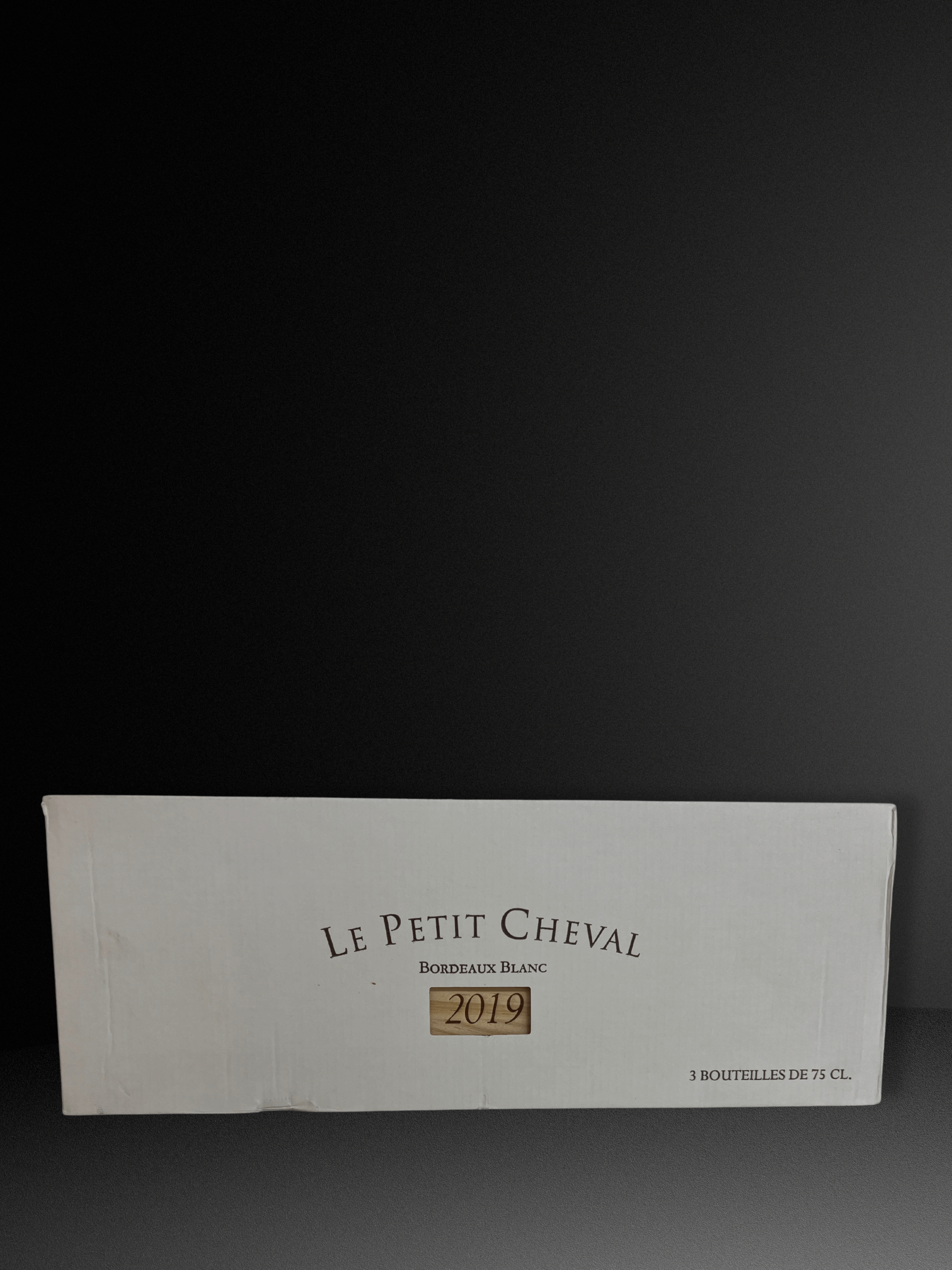Le Petit Cheval, Bordeaux blanc, 2019 3 Fl. OHK
