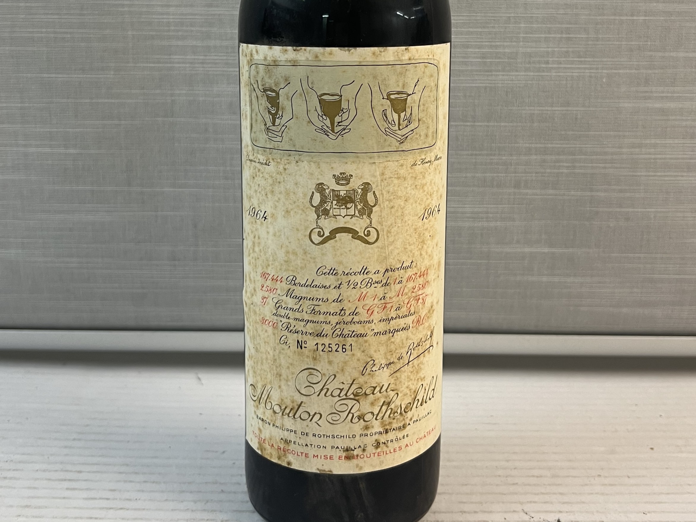 Chateau Mouton Rothschild 1964, 1 Fl.