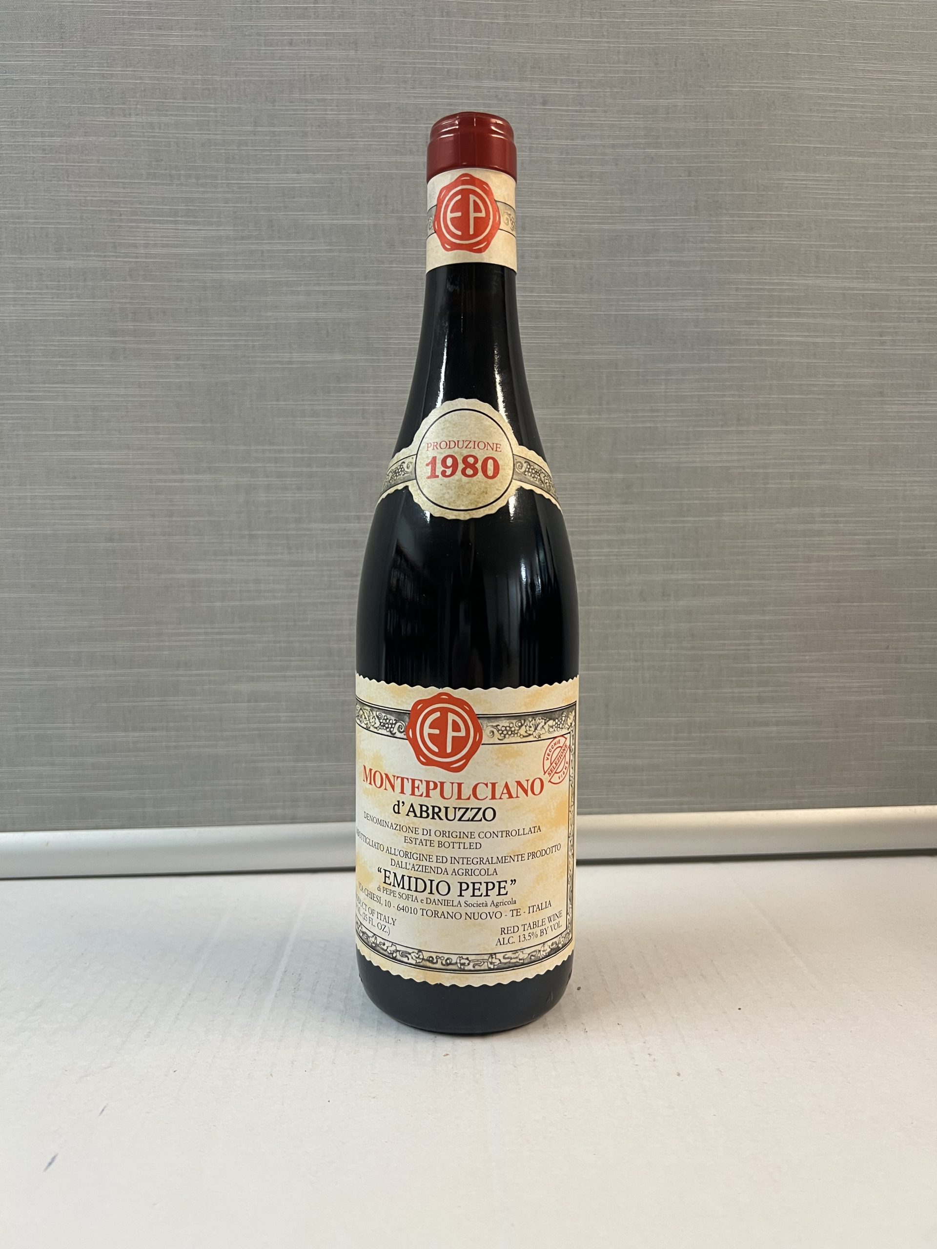 MONTEPULCIANO D´ABRUZZO DECANTED SELEZIONE VECCHIE VIGNE 1980, 1 Fl. – Bild 2