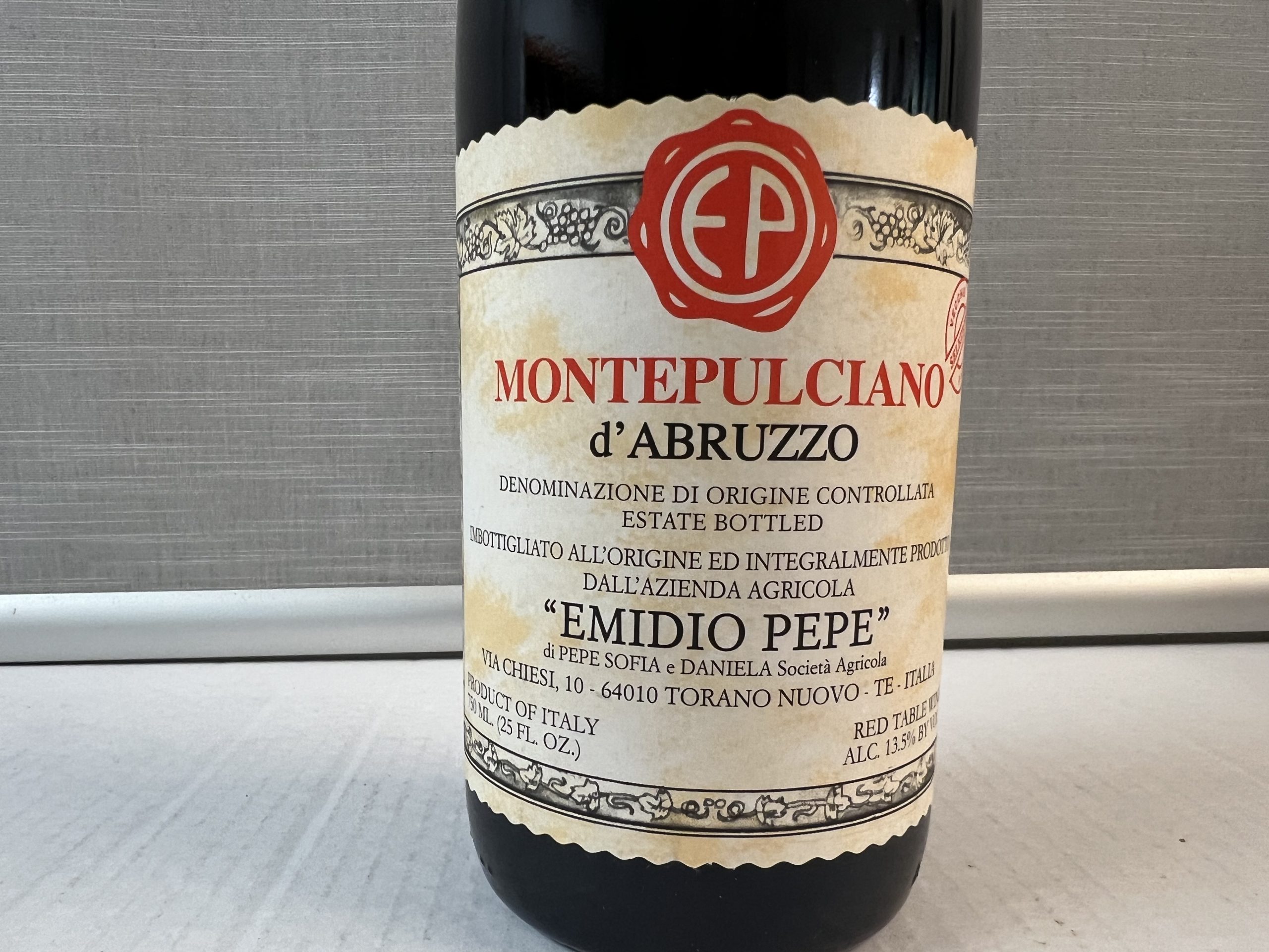 MONTEPULCIANO D´ABRUZZO DECANTED SELEZIONE VECCHIE VIGNE 1980, 1 Fl.