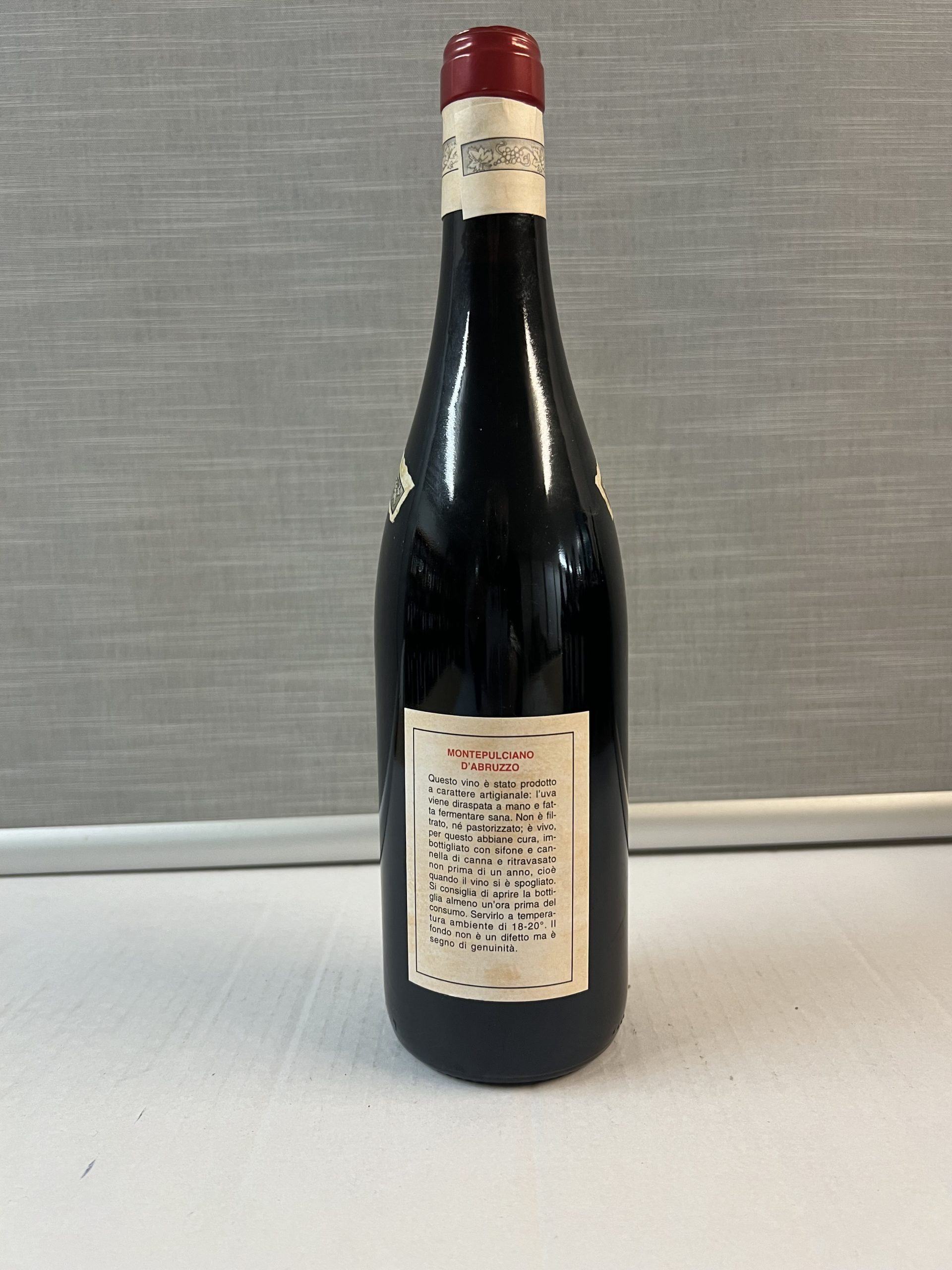 MONTEPULCIANO D´ABRUZZO DECANTED SELEZIONE VECCHIE VIGNE 1980, 1 Fl. – Bild 3