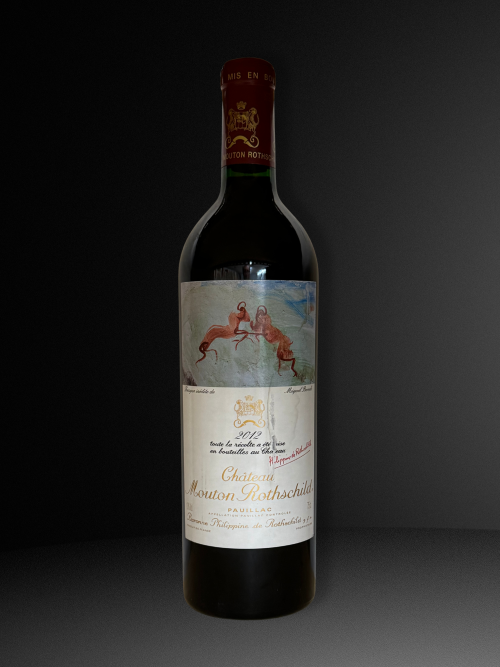 Chateau Mouton Rothschild, 2012, label slightly bs