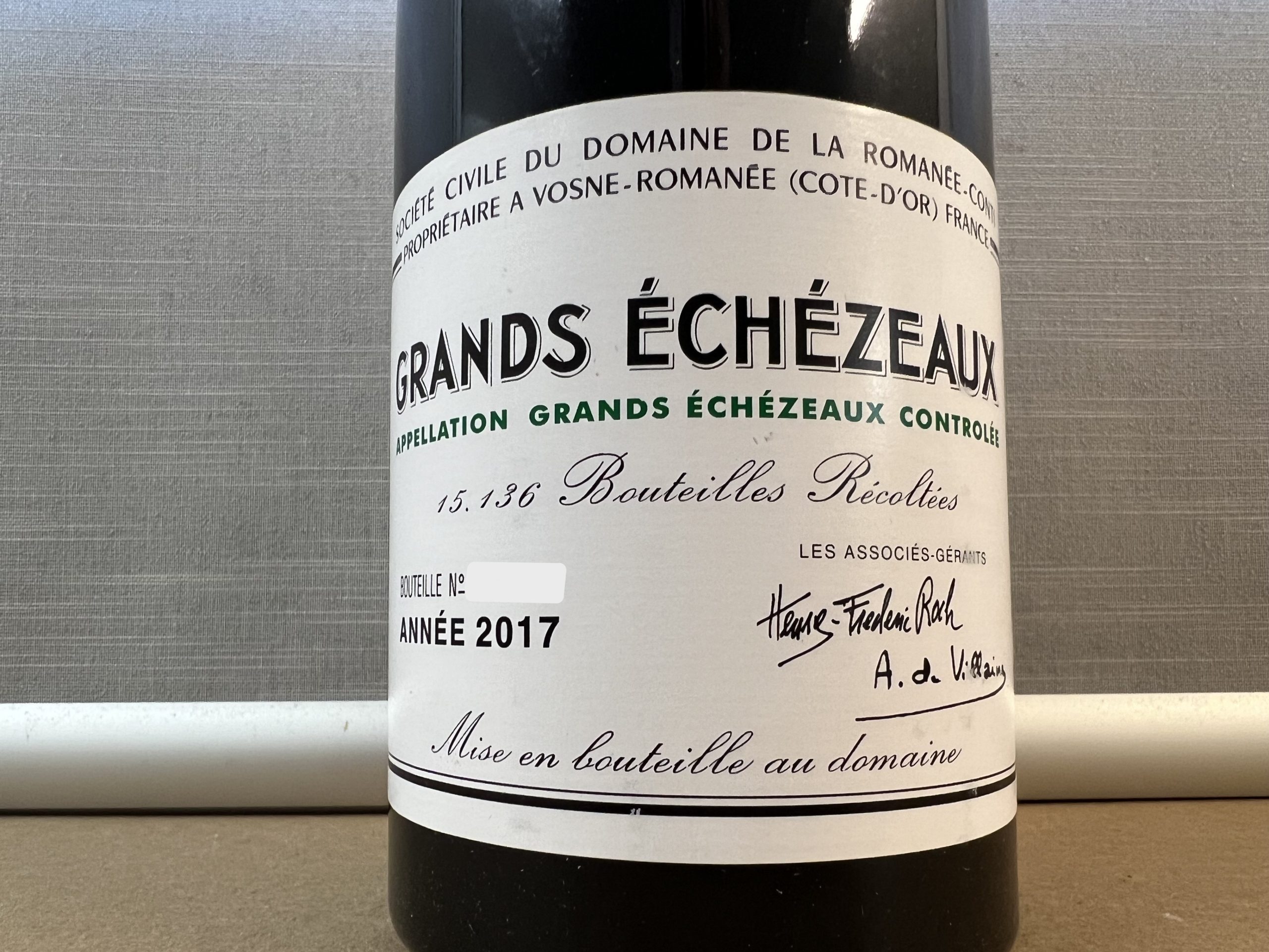 Grands Echezeaux 2017, 1 Fl.