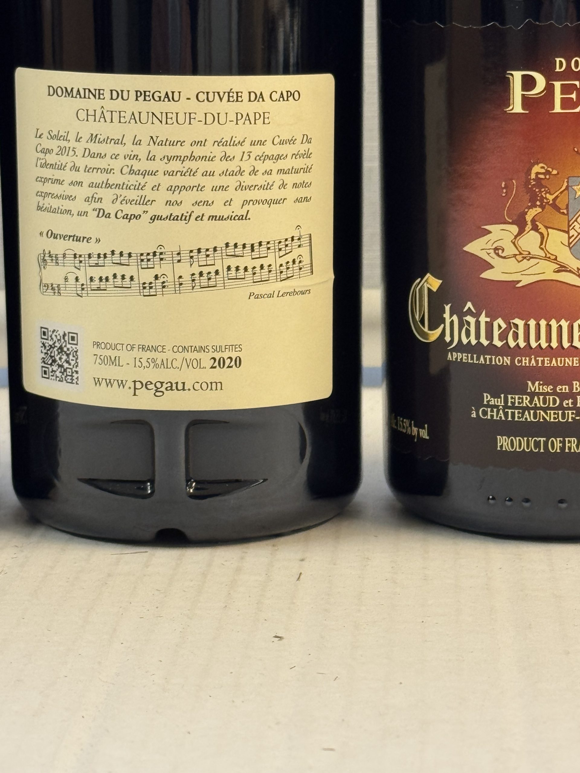 Chateauneuf-du-Pape, Cuvee da Capo, 2020 – Bild 2