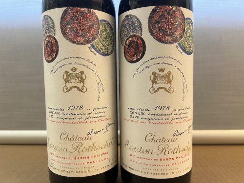 Chateau Mouton Rothschild 1978, 2 Fl.