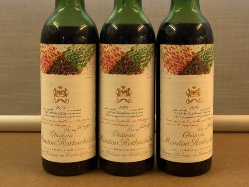 Chateau Mouton Rothschild 1979, 3 halbe Fl.
