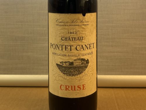 Pontet Canet 1962, 1 Fl.