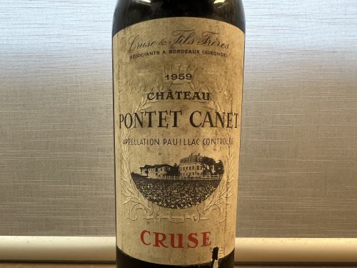 Chateau Ponte Canet 1959, 1 Fl.