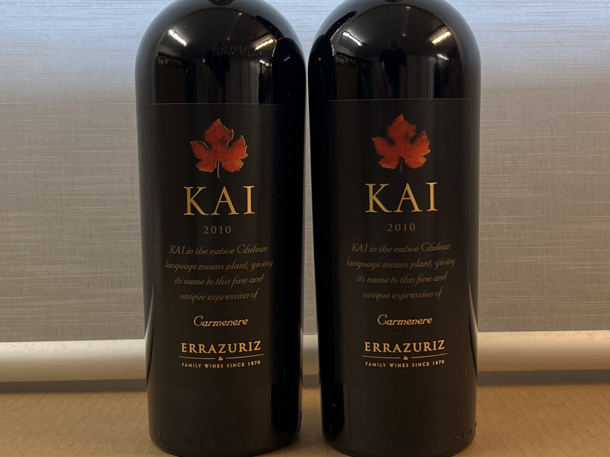 Kai Carmenere 2010, 2 Fl.