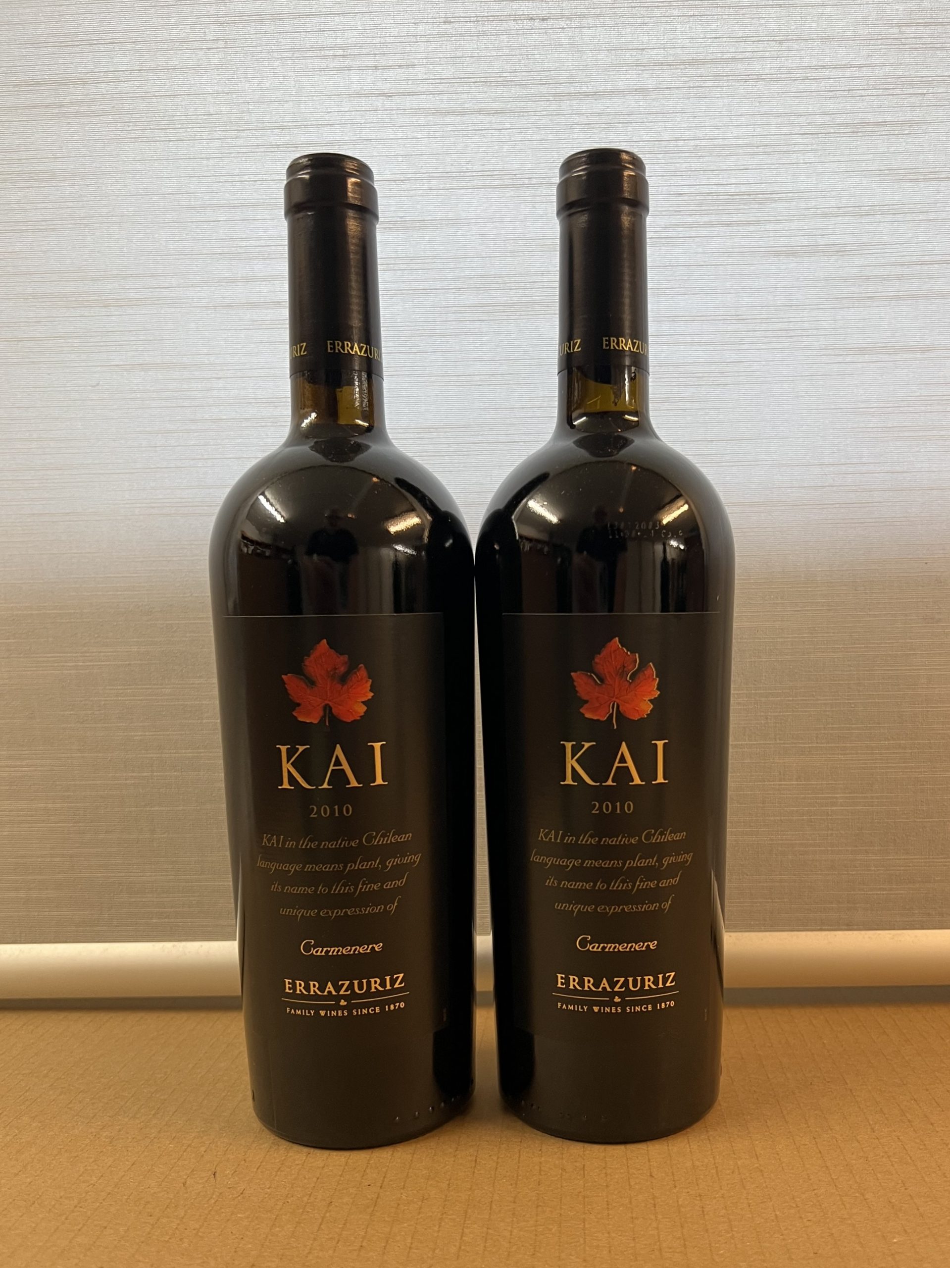 Kai Carmenere 2010, 2 Fl. – Bild 2