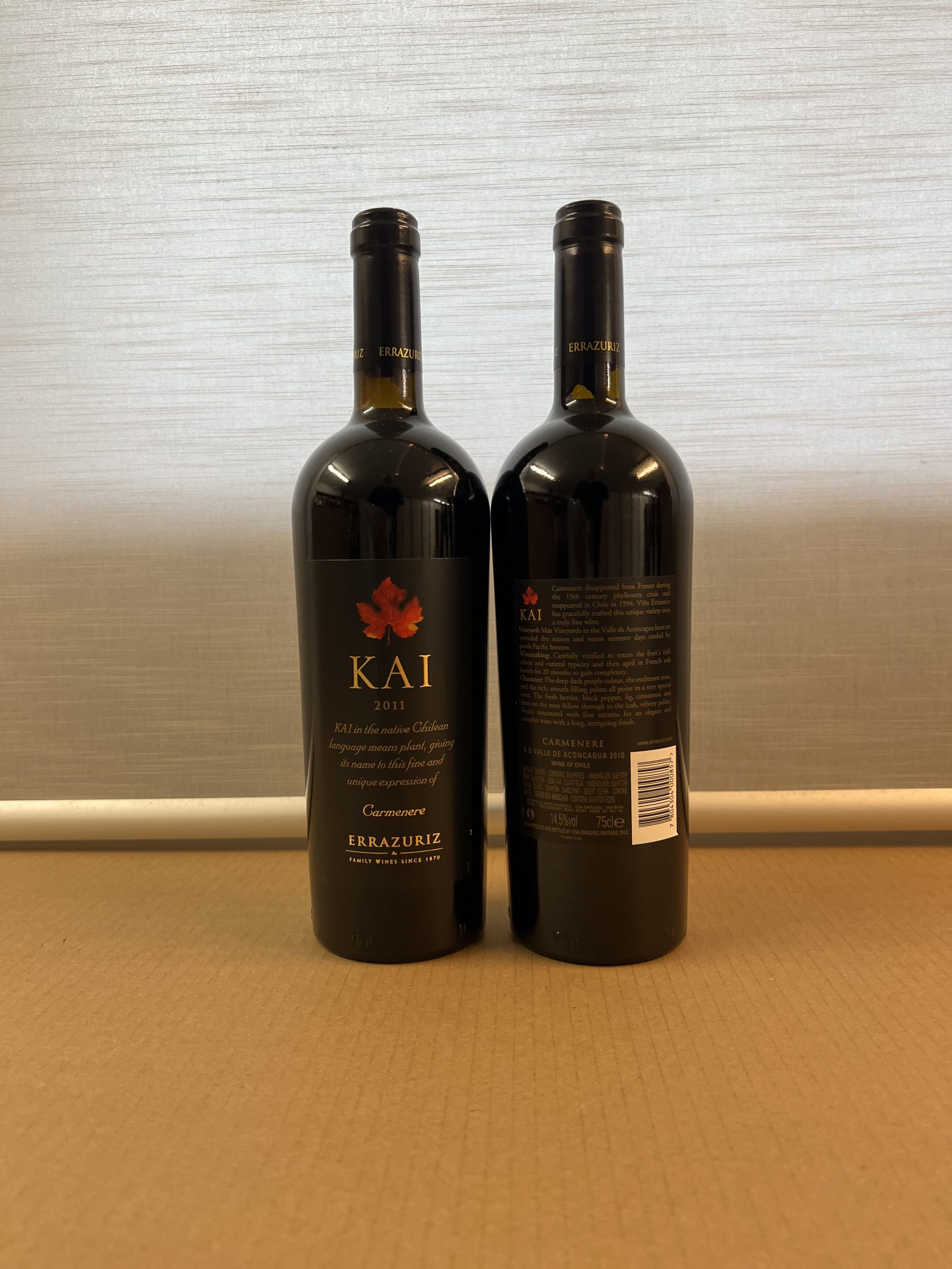 Kai Carmenere 2010 / 2011, 2 Fl. – Bild 3