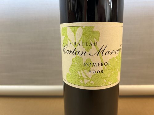 Chateau Certan Marzelle 2002, 1 Fl.