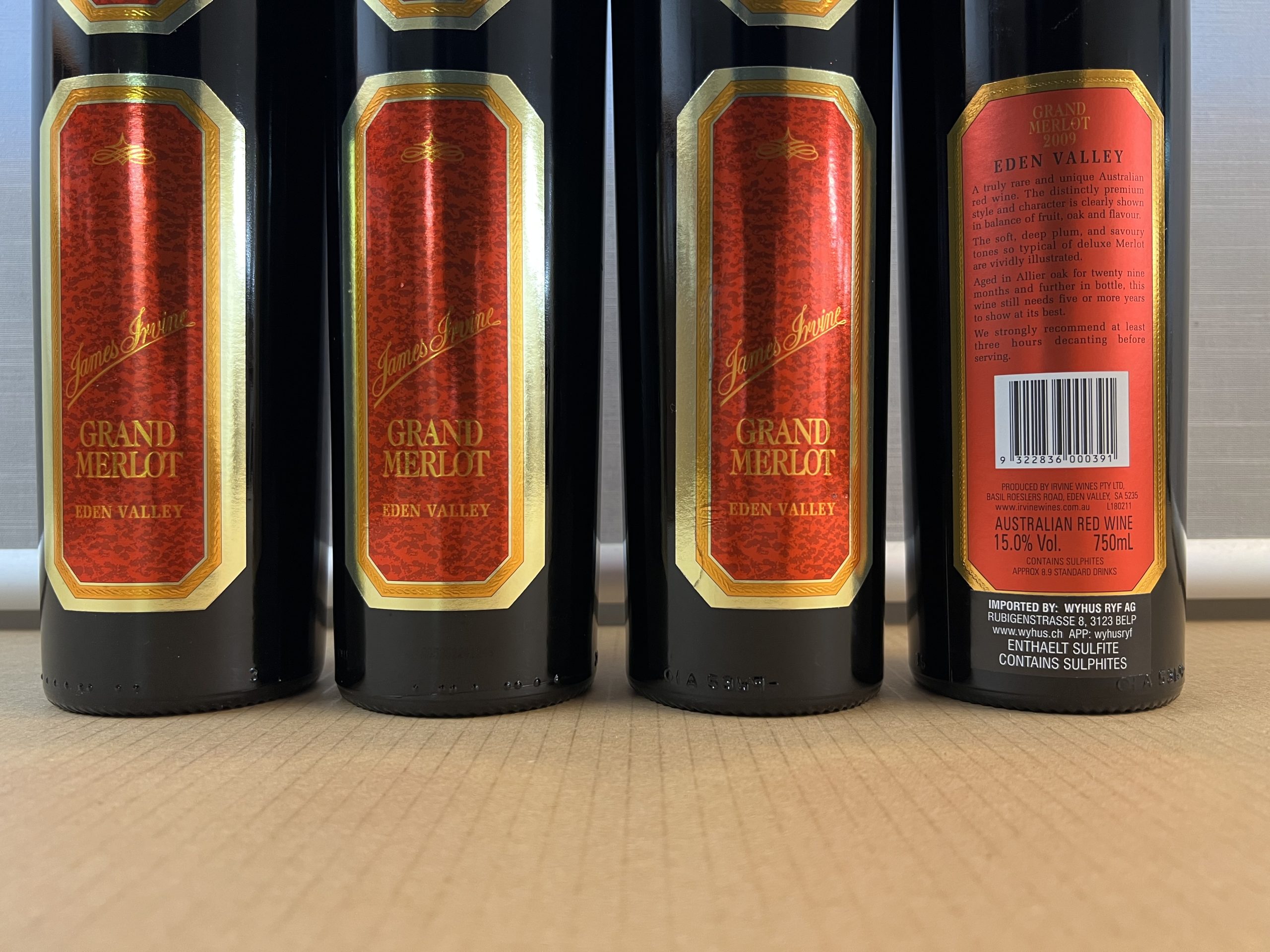 James Irvine Grand Merlot 2009, 4 Fl. – Bild 3