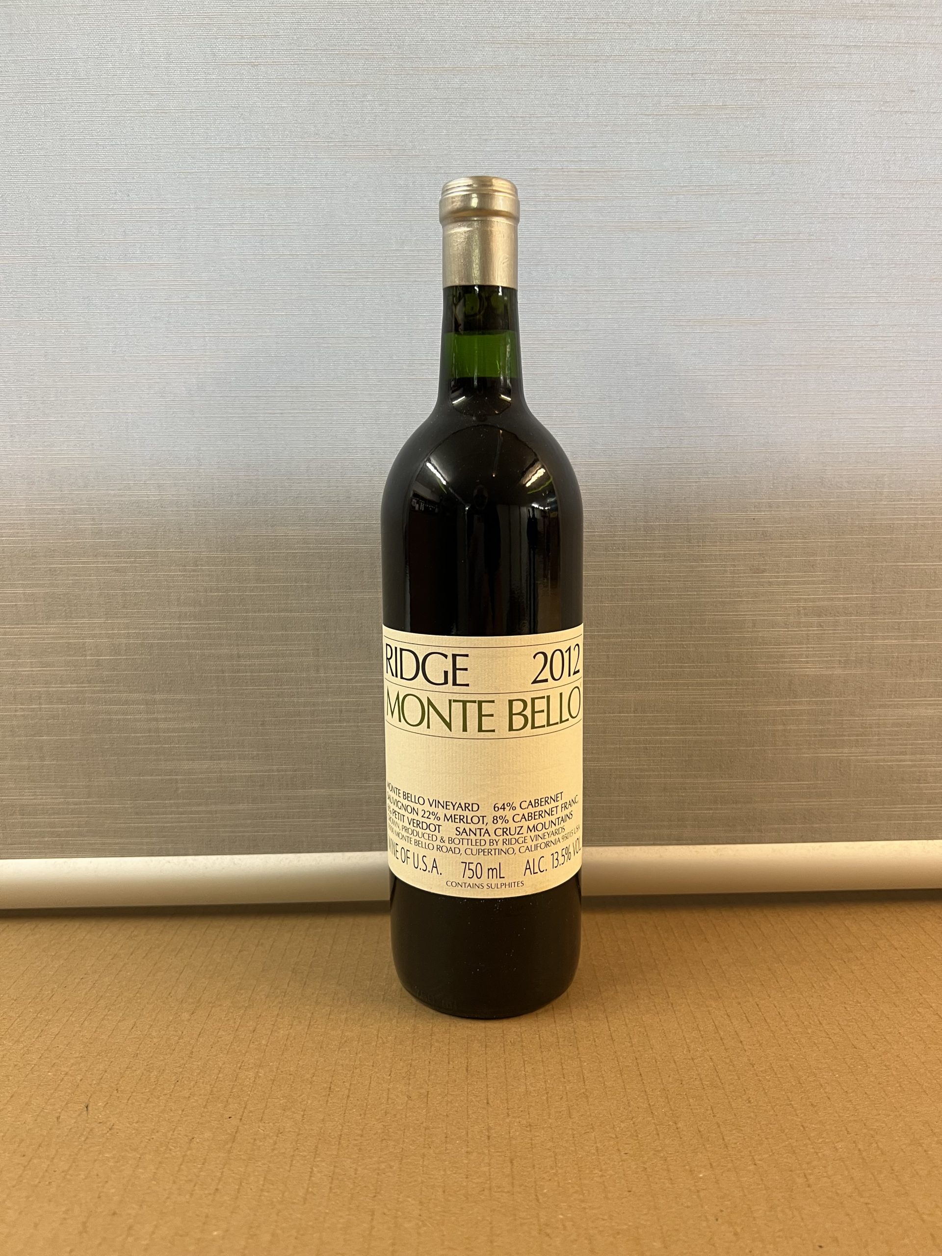 Ridge Monte Bello 2012, 1 Fl. – Bild 2