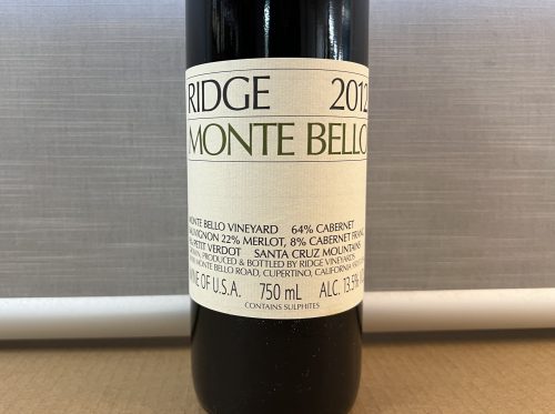 Ridge Monte Bello 2012, 1 Fl.