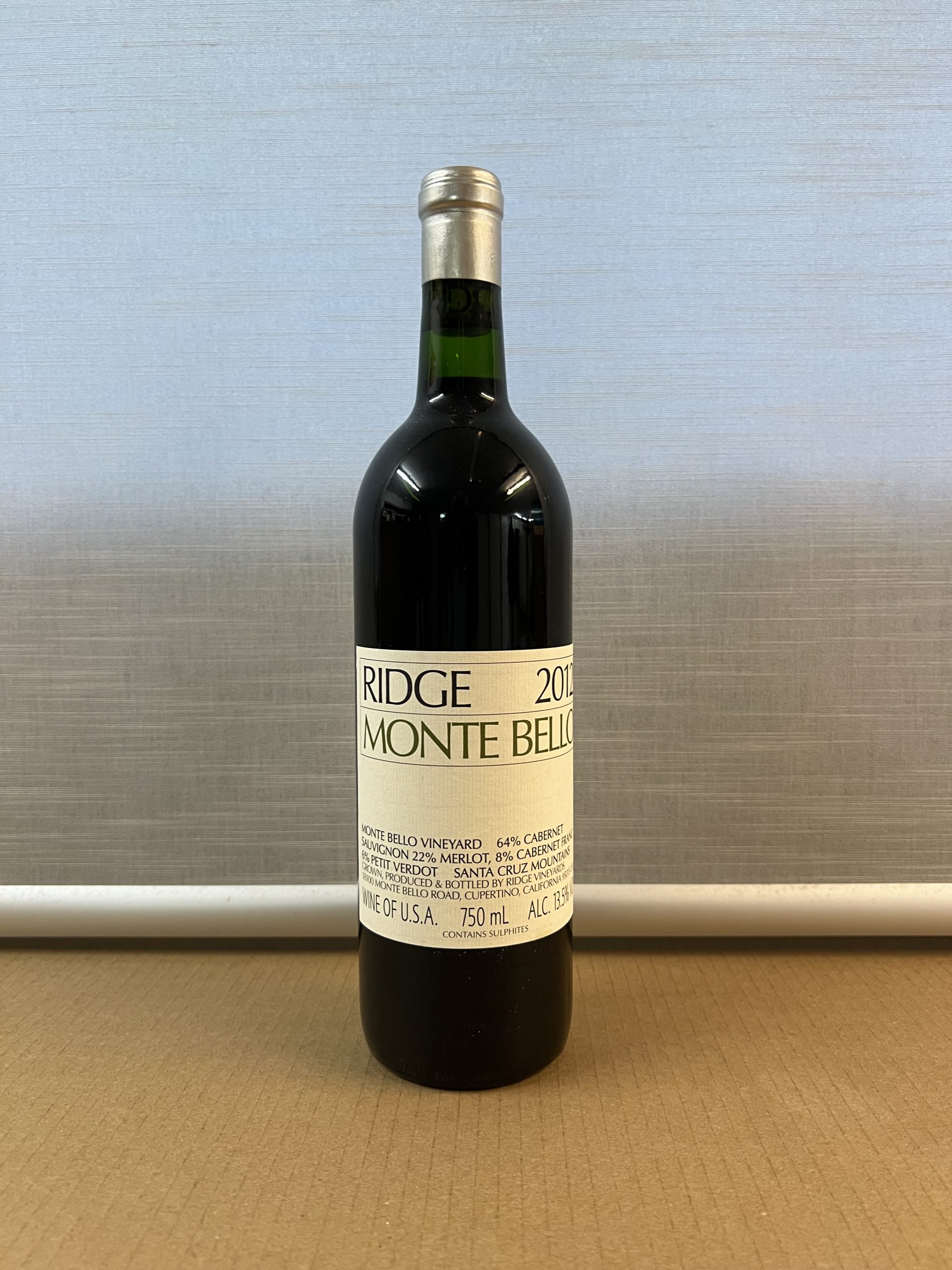 Ridge Monte Bello 2012, 1 Fl. – Bild 2