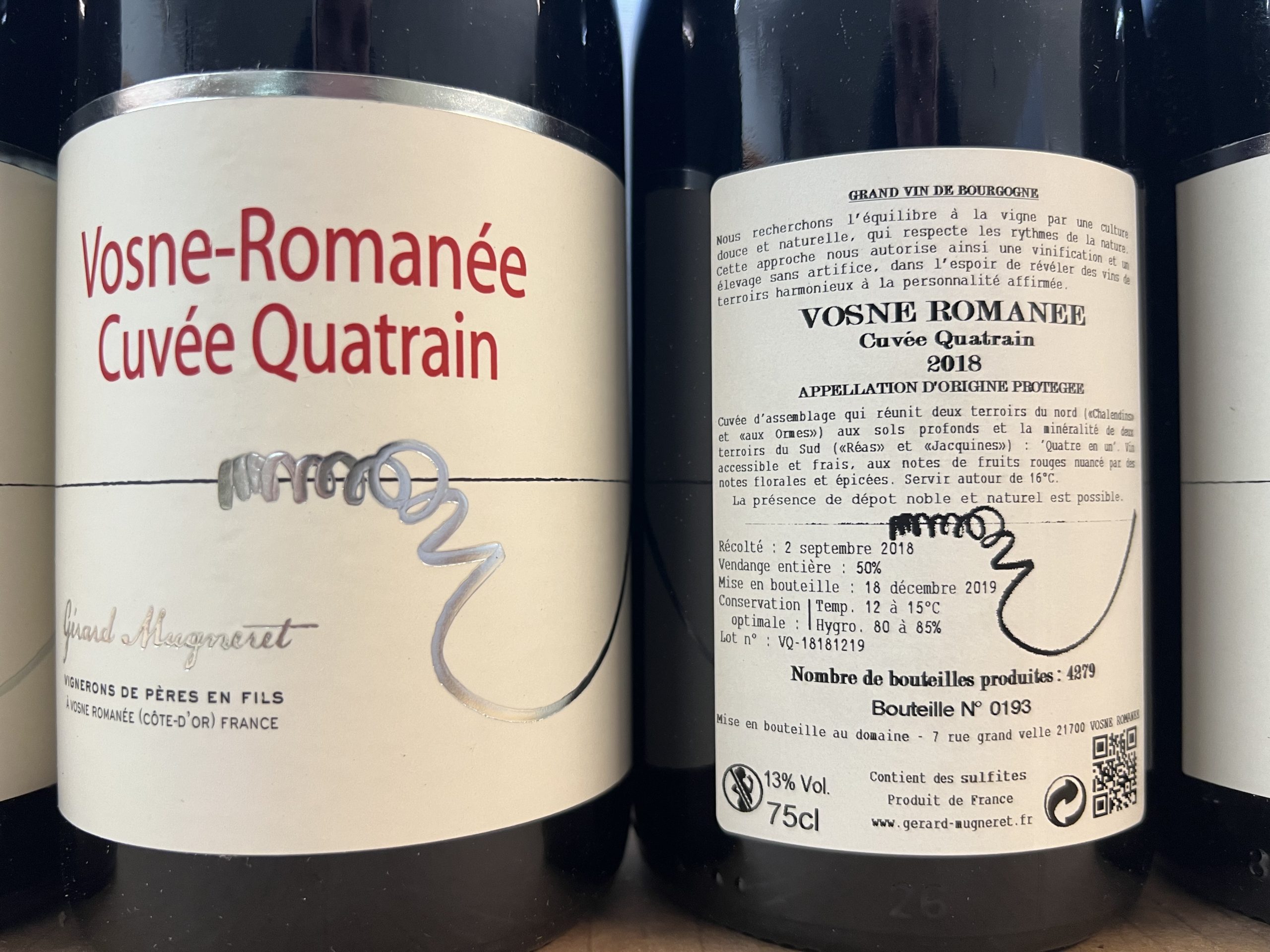 Vosne Romanee Cuvee Quatrain 2018, 5 Fl. – Bild 3