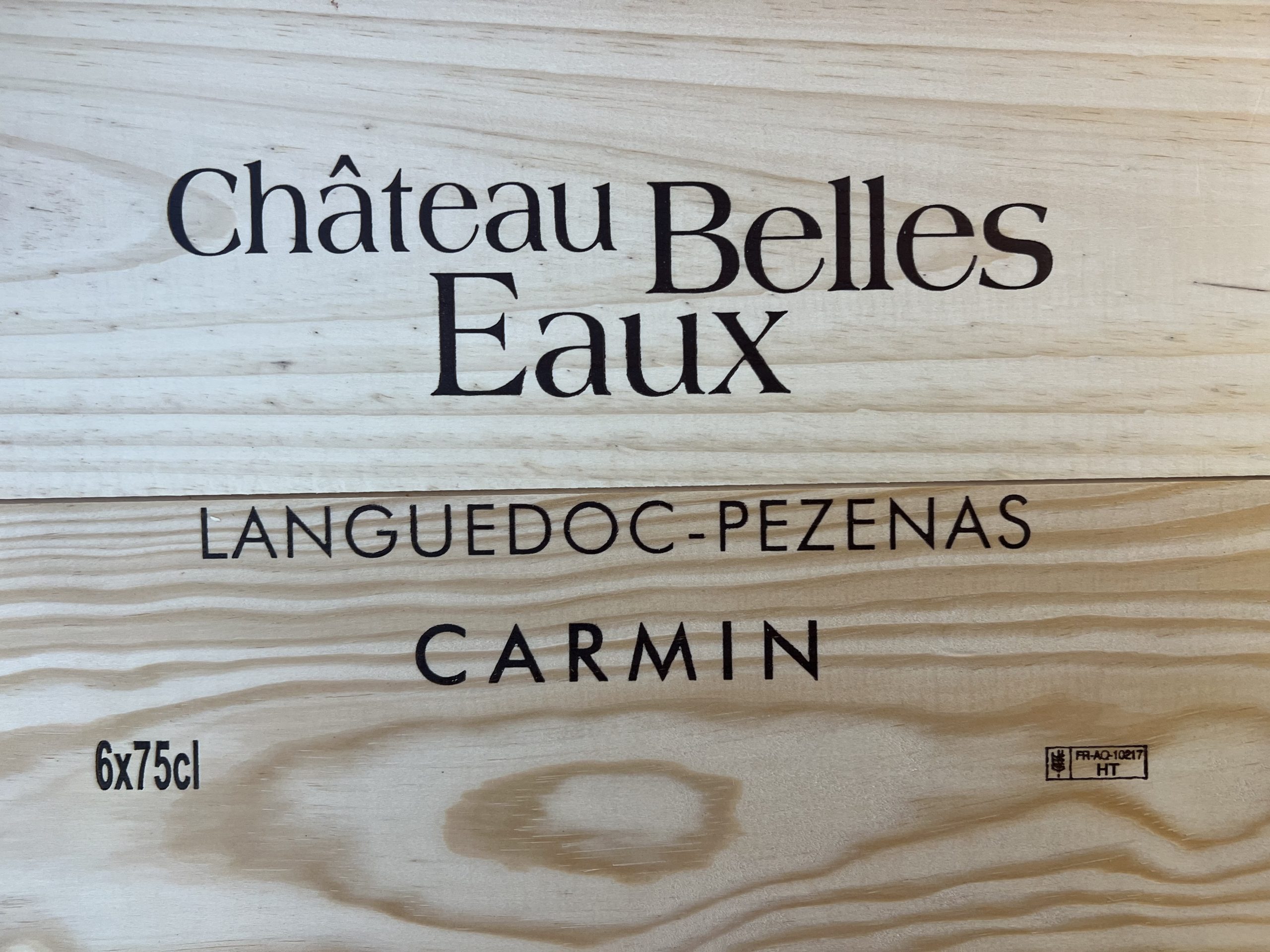 Chateau Belles Eaux Cuvee Carmin 2021, 6 Fl. OHK
