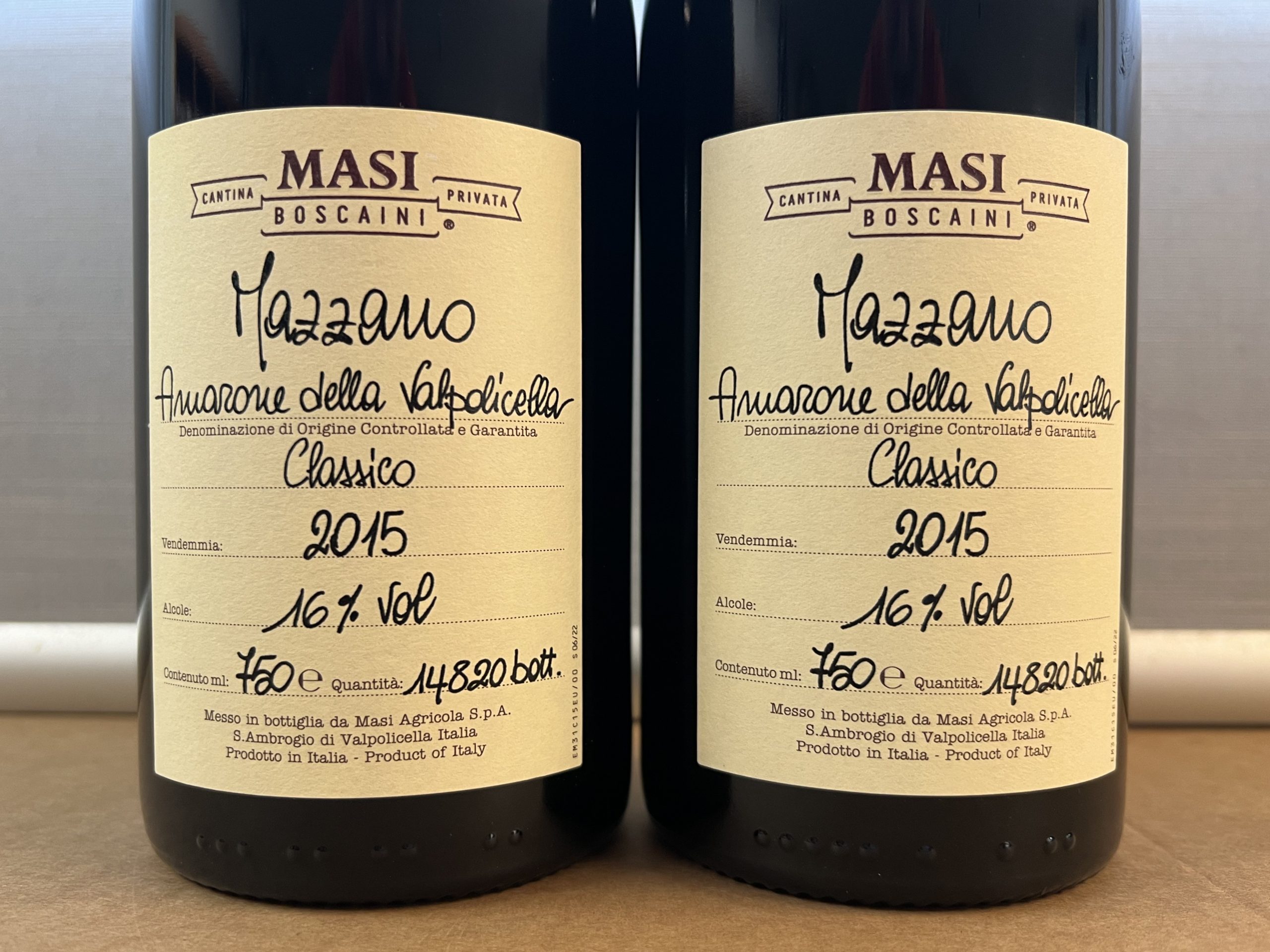 Mazzano Amarone Classico 2015, 2 Fl.