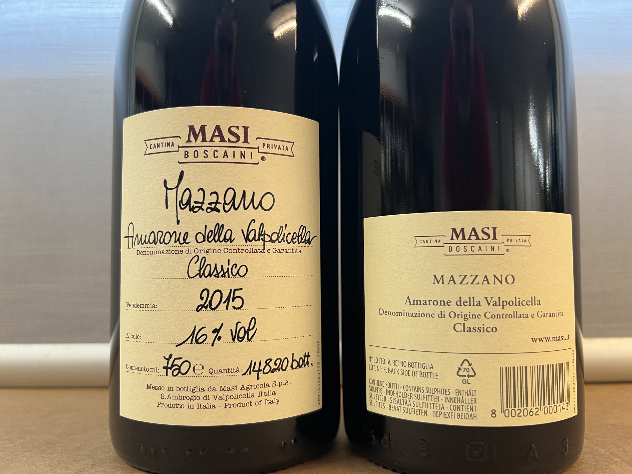 Mazzano Amarone Classico 2015, 2 Fl. – Bild 3