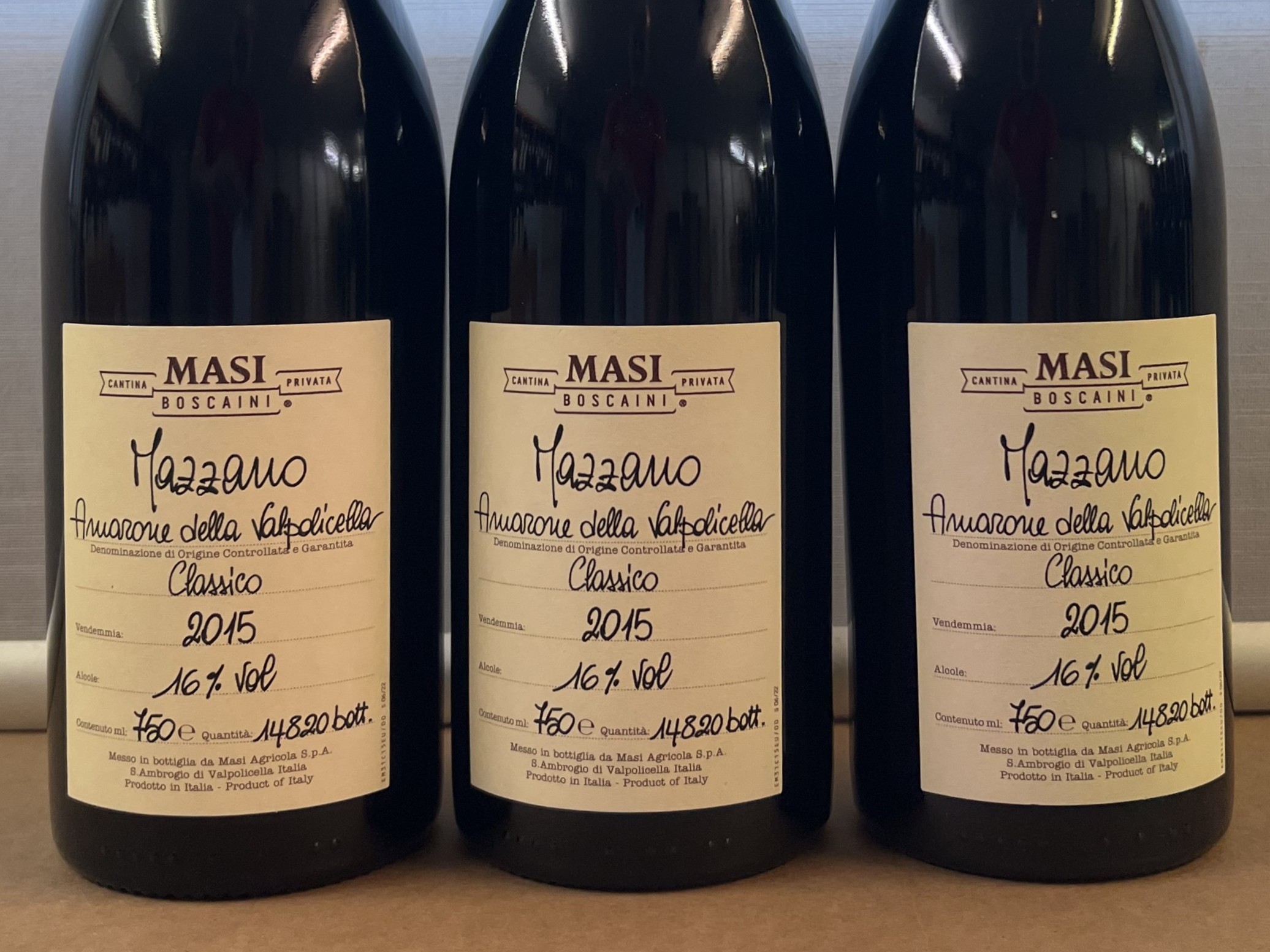 Mazzano Amarone Classico 2015, 3 Fl.