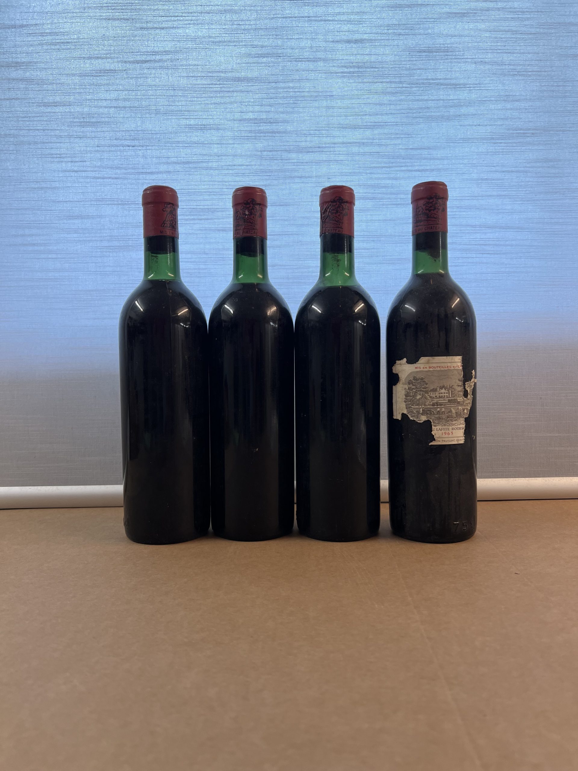 Chateau Lafite Rothschild 1965, 4 Fl. – Bild 2