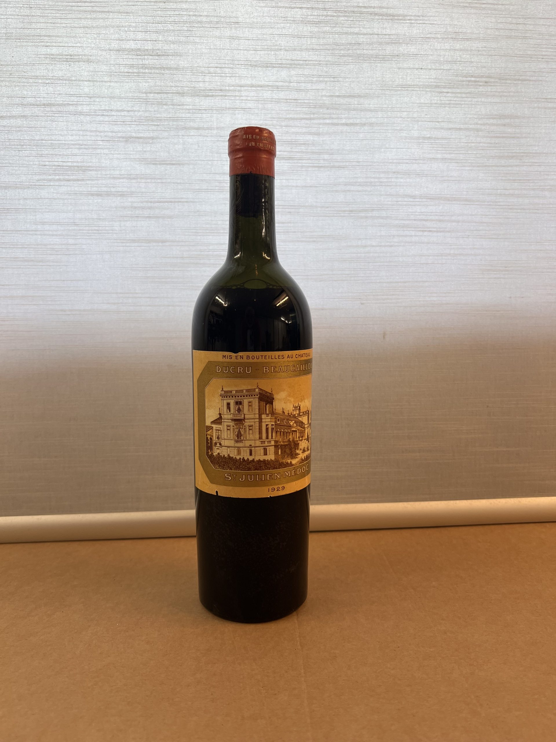 Chateau Ducru Beaucaillou 1929, 1 Fl. – Bild 2