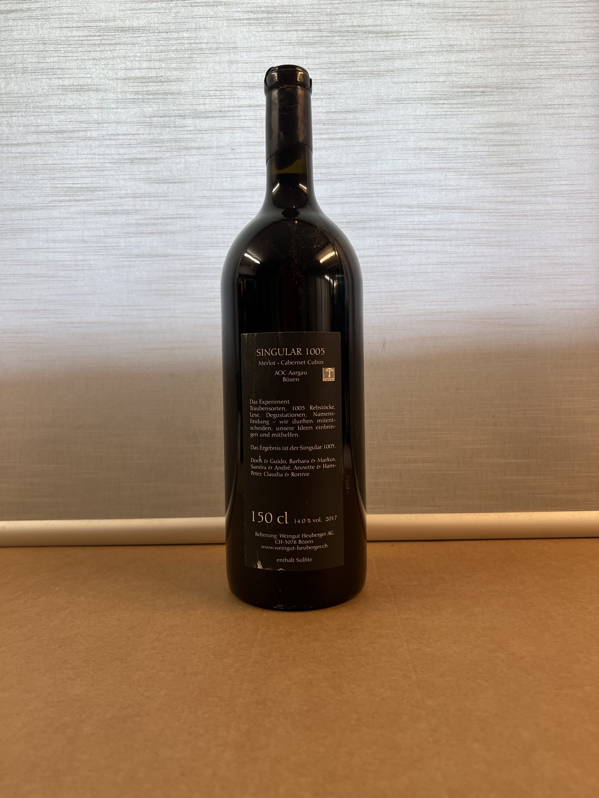 Singular Experiment 1005, Merlot, Cabernet Cubin, 1 Magnum – Bild 3