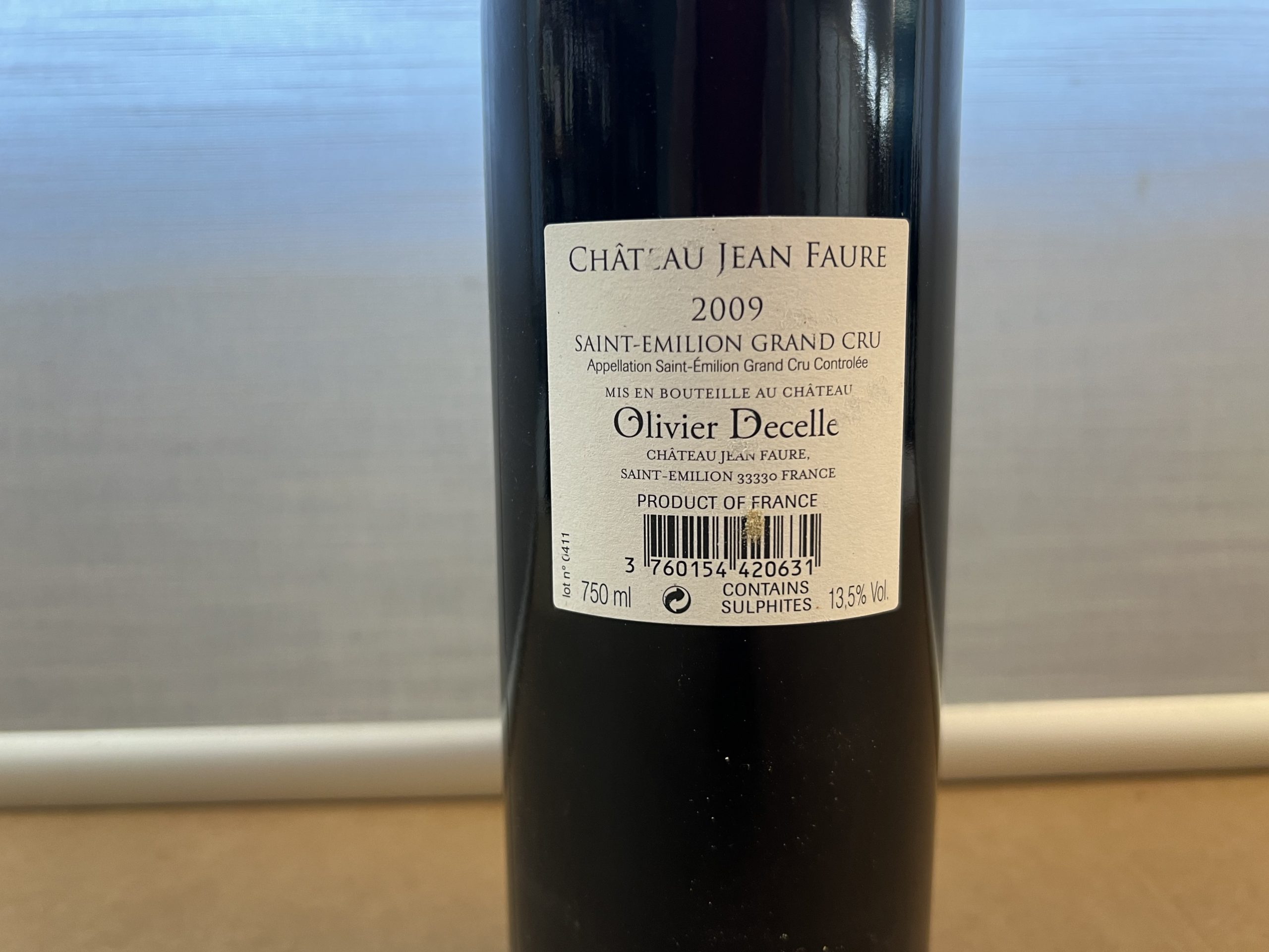 Chateau Jean Faure 2009, 1 Fl. – Bild 3