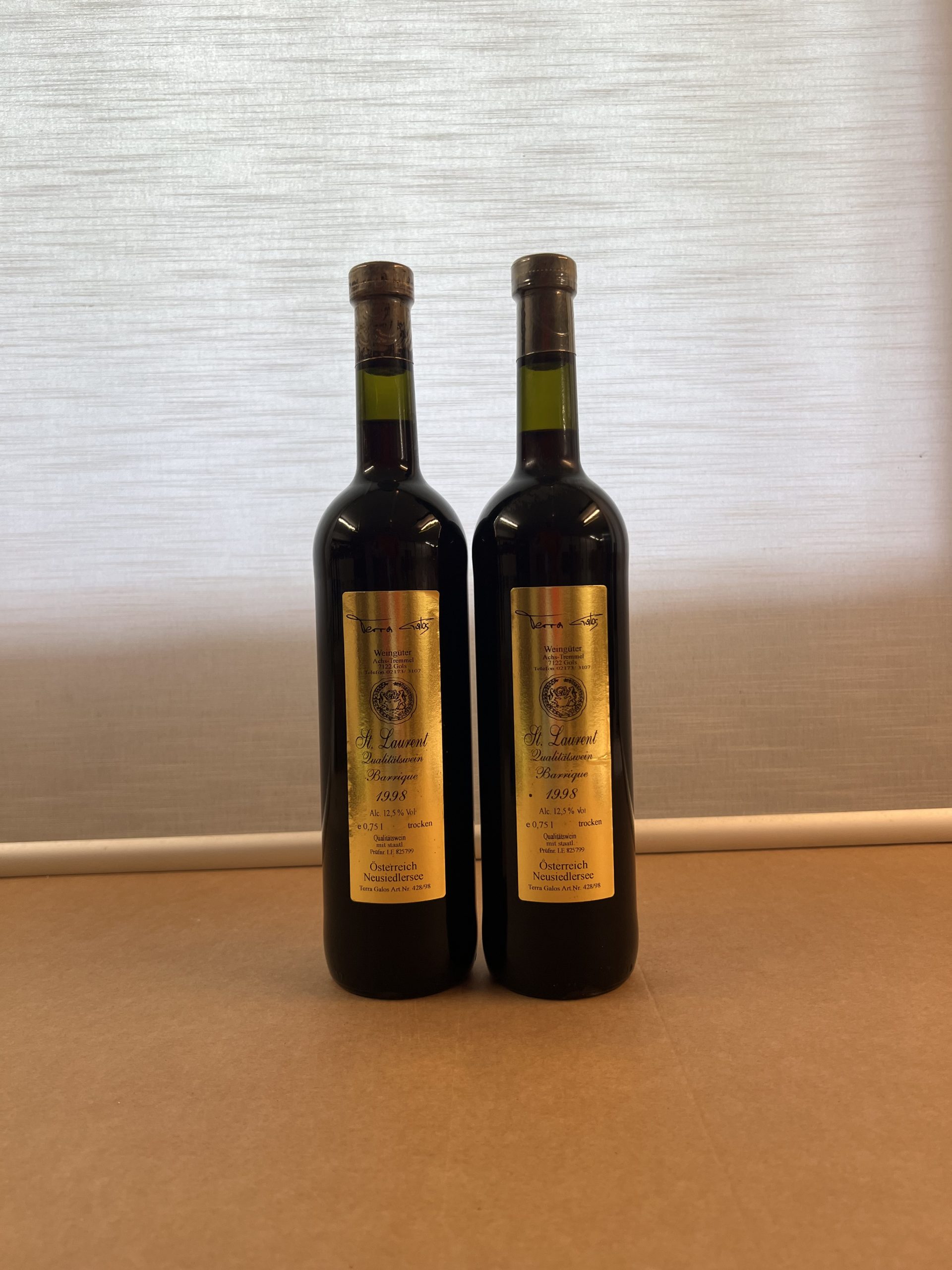 St. Laurent, Barrique 1998, 2 Fl. – Bild 2