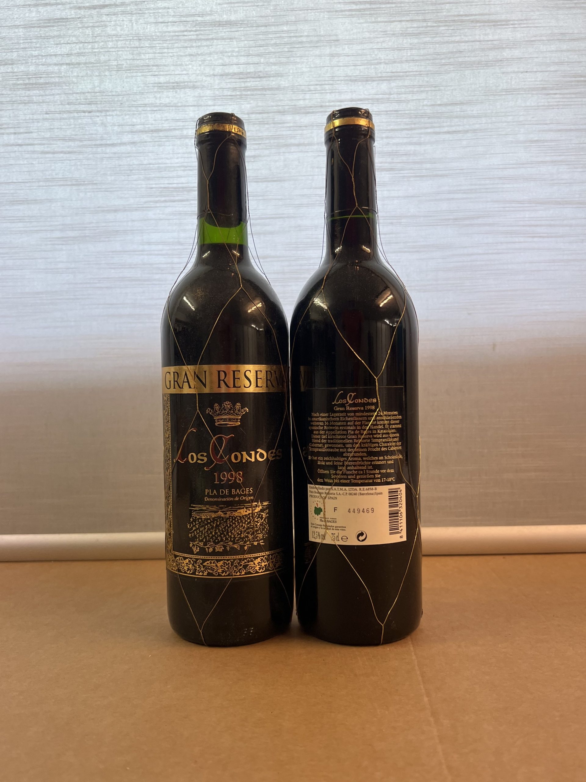 Los Condes Gran Reserva 1998, 2 Fl. – Bild 3