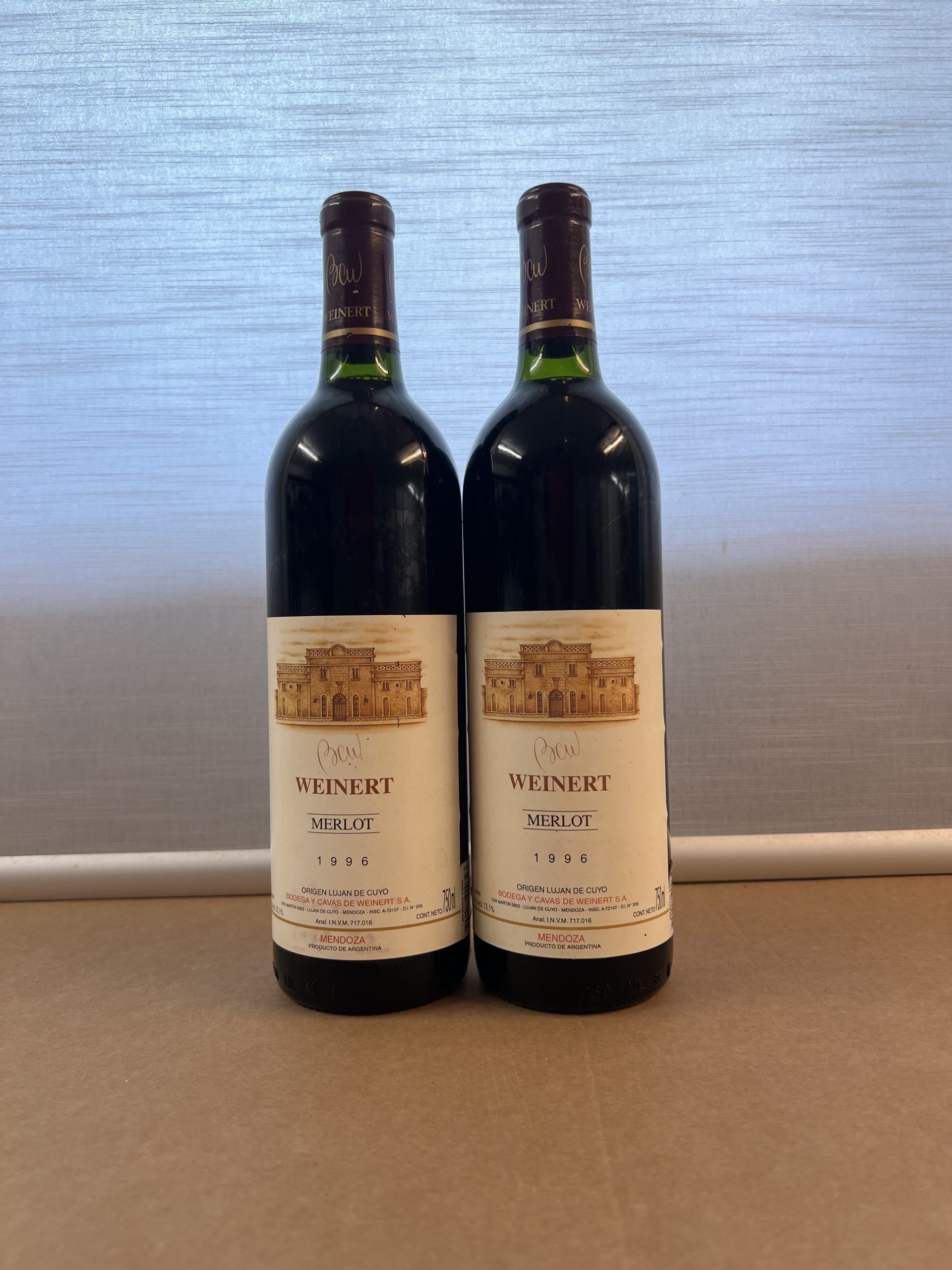 Weinert Merlot 1996, 2 Fl. – Bild 2