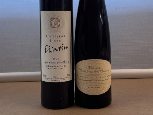 Konvolut 2 Halbe Flaschen Süssweine 2002