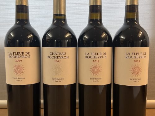La Fleur de Rocheyron 2019 & Chateau Rocheyron 2015, 4 Fl.