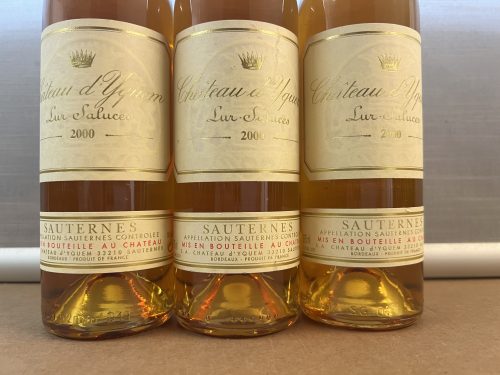 Chateau d'Yquem 2000, halbe 3 Fl.