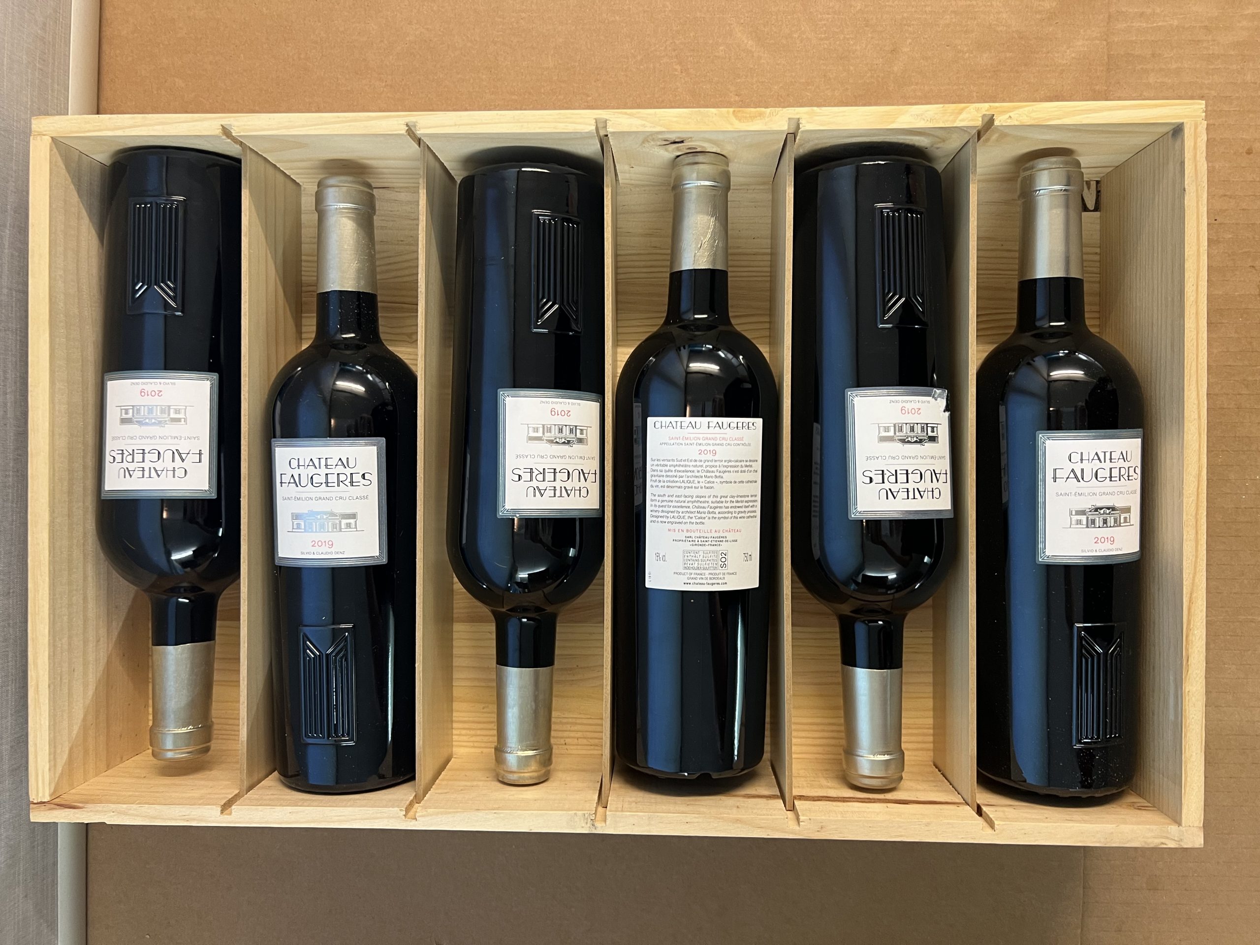 Chateau Faugeres 2019, 6 Fl. OHK – Bild 3