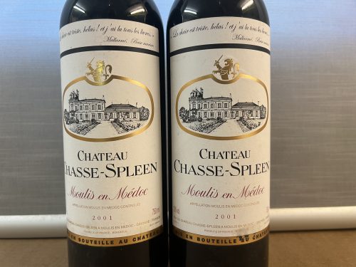 Chateau Chasse Spleen 2001, 2 Fl.
