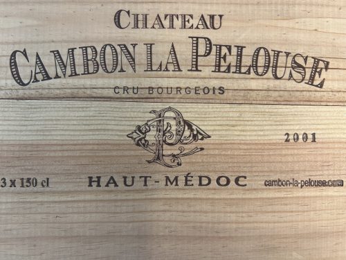 Chateau Cambon La Pelouse 2001, 3 Magnum OHK