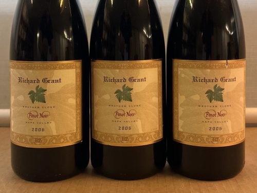 Pinot Nero Napa Clove Wrotham 2006, 3 Fl.