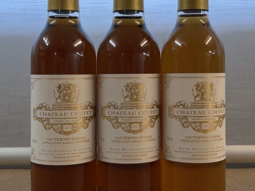 Chateau Coutet 1995, halbe 3 Fl.