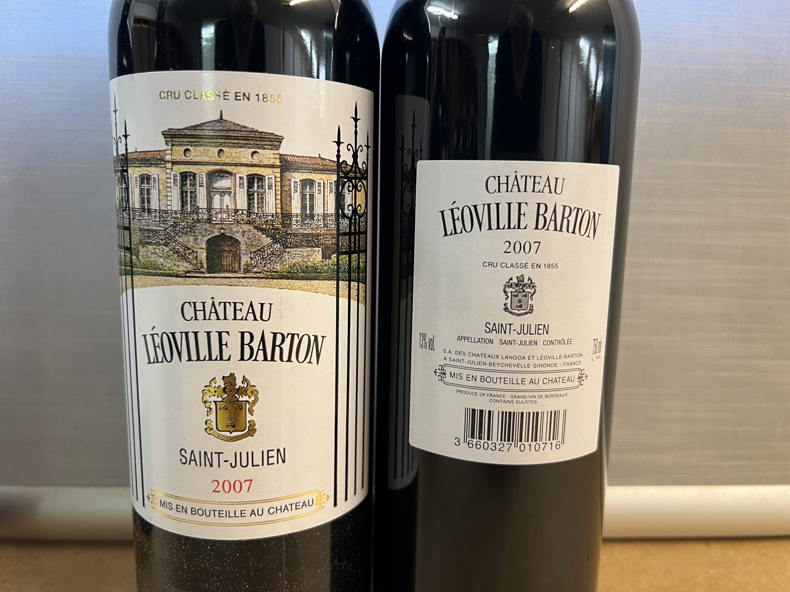 Chateau Leoville Barton 2007, 4 Fl. – Bild 3